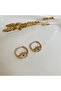 VIP Series Zircon Jewelled Eye Figured Xuping Hoop Earrings - 4
