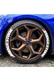 Bridgestone Tire Lettering 8-Piece Set Including Adhesive Motorcycle Tire Lettering