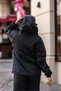 Comfortable Cut Fur Lined Kangaroo Pocket Women's Raincoat Coat - 6