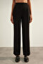 Black Premium Straight/Straight Cut Woven Fabric Pants Twoaw24Pl00090 - 4