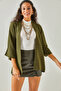 Women's Khaki Bat Spring Cardigan HRK-19000057 - 3