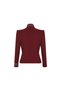 Wool Touch Bordo Yün Ceket - 6