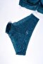 Velvet Cross String Padded Bra Set - 4
