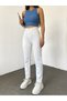 High Waist White Mom Jeans High Waist White Mom Jeans 100% Natural Cotton - 2