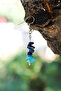 Natural Stone Steel Self-Confidence Earrings with Broken Stones (Apatite, Sodalite, Lapis Lazuli) - 3