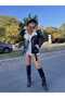 Long Furry Leather Jacket