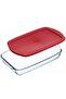 Rectangular Tray with Plastic Lid - 59006