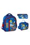 -Sonic Primary and Secondary School Bag - Nutrition and Pencil Bag Set