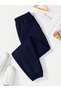 Solid Elastic Waist 4 Mevsim Eşofman