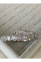 Women's Steel Silver Color Adjustable Zircon Baguette Stone Design Handcuff Bracelet - 2