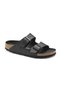 Arizona Bs Genuine Leather Two Buckle Men's Women's Slippers
