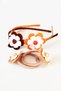 Flowers - Felted Knitted Children's Crown and Hairpin Set - Children's World - 2