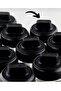 6 Pieces Lid with Spoon Glass Spice Set Lockable Lid-300 ml 6-Piece Spice Set with Label - 3