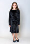 Girl's Velvet Skirt with Flounces - 5