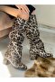حذاء PUSI LEOPARD منفوش تحت الركبة - 4