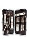Steel Manicure Pedicure Set, 13 Pieces, Large Size, Professional