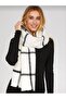 White Plaid Scarf
