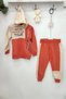 CGS children's 2-piece Tracksuit suit with black out lettering Hoodie - 2
