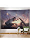 Mother Protecting Her Child with Knowledge Canvas Wall Cloth-Carpet, Library Poster-5411 - 6