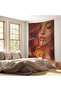 Woman Burning from a Heart That Lit the Cigarette of Platonic Lovewall Drape - Carpet-5247 - 7