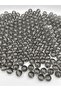 14mm Smoked / Dark Gray / Anthracite Color Ball Acrylic Beads, Bag Making, Hobby Beads (100gr, ~60 Pieces) - 2