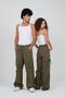 Y2k Baggy Tactical Cargo Parachute Pants with Adjustable Waist and Legs - 2