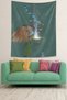 Little Girl's Light-Scattering Gift Box Stain-Proof Fabric Wall Cloth Wall Tapestry Tapestry - 3