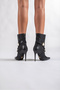 Noa Accessory Detailed Black Matte Black 10 cm Women's Boots & Bootie, High Heels - 3