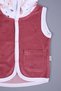 Baby Girl and Boy Hooded Velvet Pocket Vest 3297 - 3