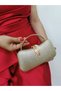Women's Kumsim Gold Gold Silvery Evening Dress Clutch Portfolio Handbag Wedding Engagement Evening Bag - 3
