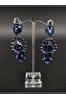 Navy Blue Crystal Stone Henna Wedding Bridal Earring – Bijoux Earring – Bijoux Earring – Bijoux Earring