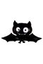 Black Bat Foil Balloon 60X72 cm Halloween Party Halloween Decorative Balloon Helyuma Compatible - 2