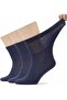 Diabetes Men's Socks (40-44) - Cotton Combed, Elastic Free and Anti-Odor, 3 Pieces - 7