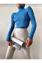 Turtleneck Ribbed Knitwear Sweater