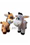 Toy Double 28 cm Cute Plush Donkey and Plush Giraffe Zuzu - Sleep and Playmate Gift