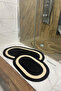 2-Piece Jute, Straw Mat Set, Bath Mat, Door Mat, Decoration, Carpet, Door Mat