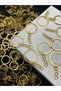 25 Pieces Gold / Goldenyellow Color Metal Keychain Ring with 2.5cm Chain - 4
