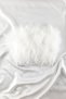 Decorative Stripe White Maya Feather – Special Design, Accessory, Quality Production, Eye-Catching Style – Decorat