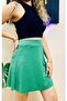 GREEN SUMMER SHORTS SKIRT - 3