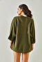 Women's Khaki Bat Spring Cardigan HRK-19000057 - 6