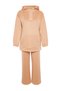 Camel Collar Detailed Hooded Diver/Scuba Knitted Tracksuit Set TCTAW24EN00011 - 6