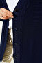 6999 Knitted Patterned Front Buttoned Cardigan Navy Blue - 3