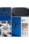 Set of 8 Custom Cut Logo Stickers for Tesla Model Y Steering Wheel Front Rear Rims and Sensors - 2