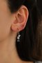 Natural Stone Steel You Can Do This Earrings with Broken Stones Guaranteed (Amethyst, Howlite, Selenite) - 2