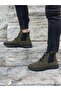 Men's Genuine Leather Suede Lace-up Boots - 5