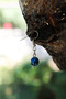 Natural Stone Steel Lapis Lazuli Earrings 8mm Guaranteed Boxed - 3