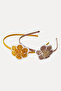 Transparent Beaded Flower Knitted Double Children's Crown Set - Children's World - 3