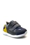 1832 Orthopedic Baby Boy Navy Blue/Grey First Step Shoes - 2