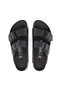 Arizona Bs Genuine Leather Two Buckle Men's Women's Slippers - 5