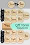 Monthly Baby Plates English Wooden Milestone Cards Baby Memory Cards Pregnant Card Set - 2